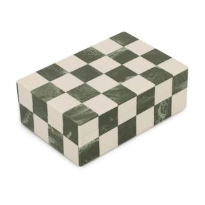 Green Check Decor Box - Anko product image