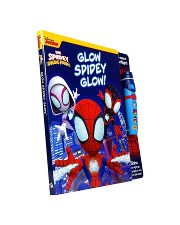 Disney Junior Marvel Spidey and his Amazing Friends Glow Spidey Glow! Flashlight Adventure Book