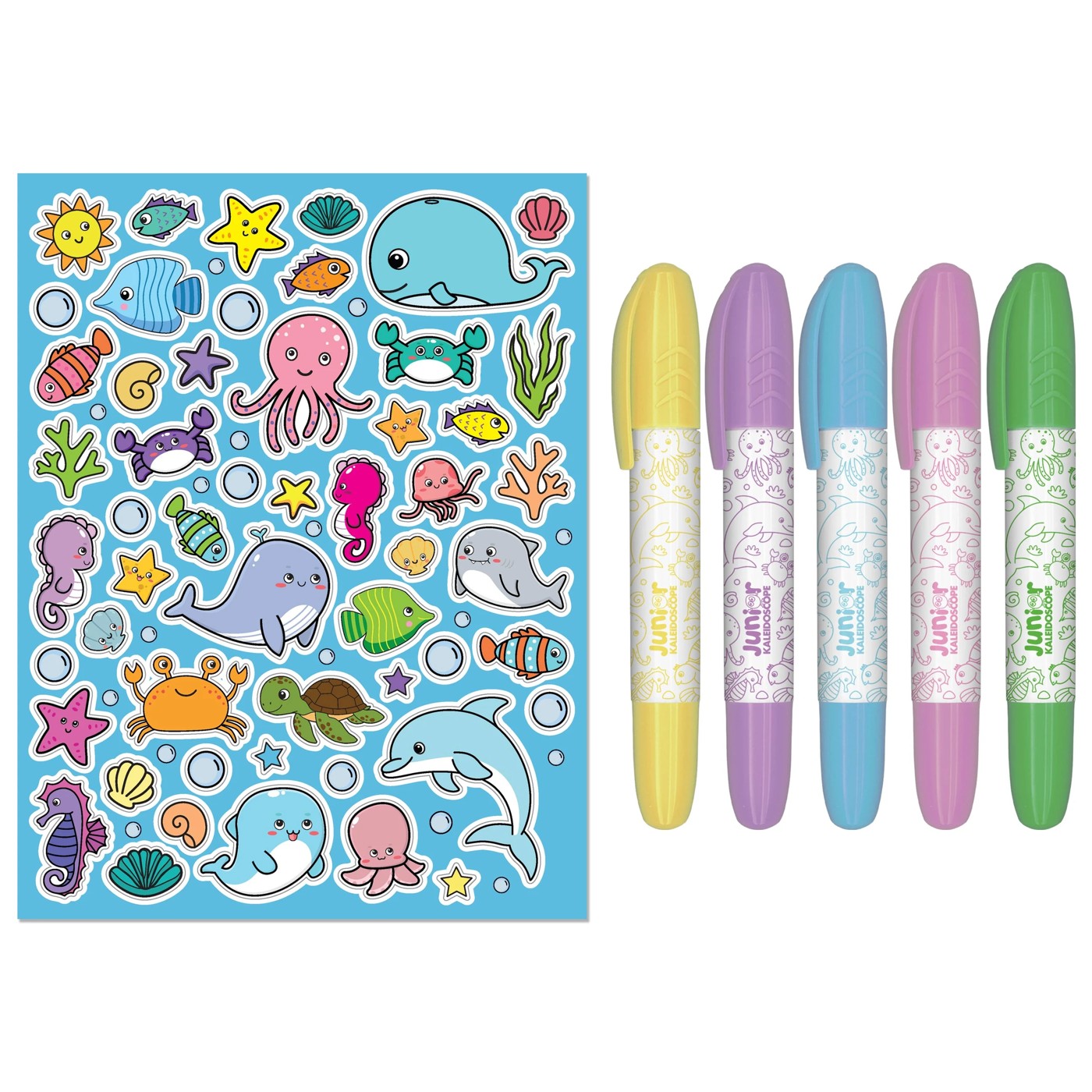 Junior Kaleidoscope Under the Sea Colouring Kit - Book 3 of 5