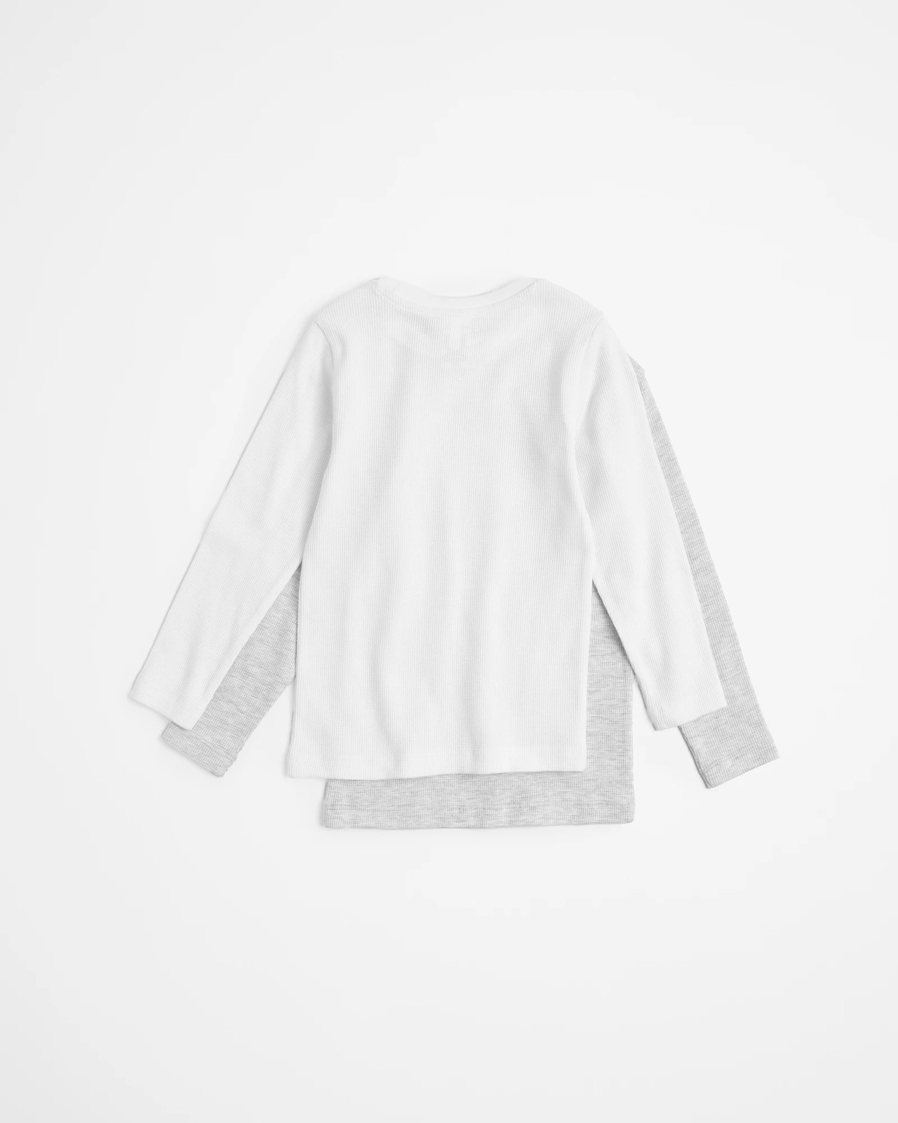 Girls Organic Cotton Thermal Long Sleeve Tops 2 Pack | Target