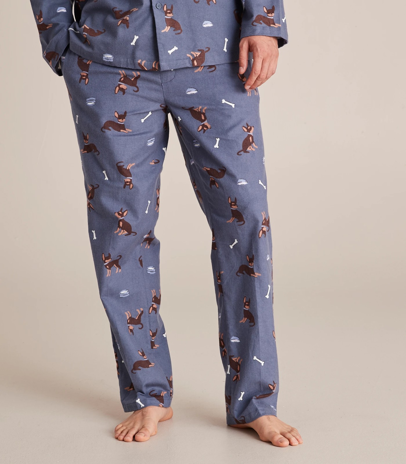 Mens Family Matching Dog Flannelette Cotton PJ Set Target Australia