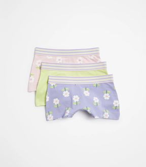 Minecraft Girls Purple Grey Printed Cotton Underwear Brief 4 Pack Size 4/6  New