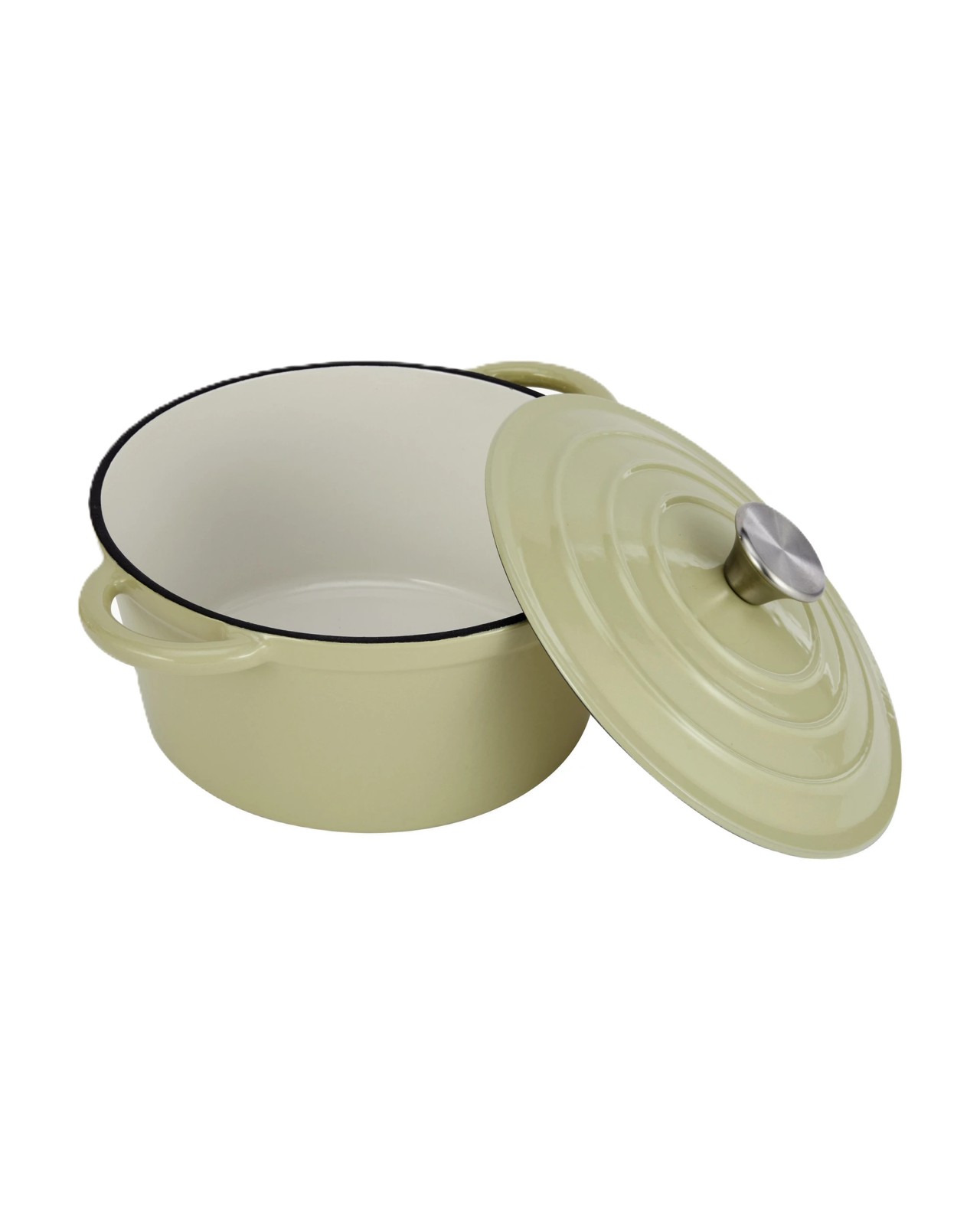 Anko 4L Cast Iron Casserole - Green 2 of 6