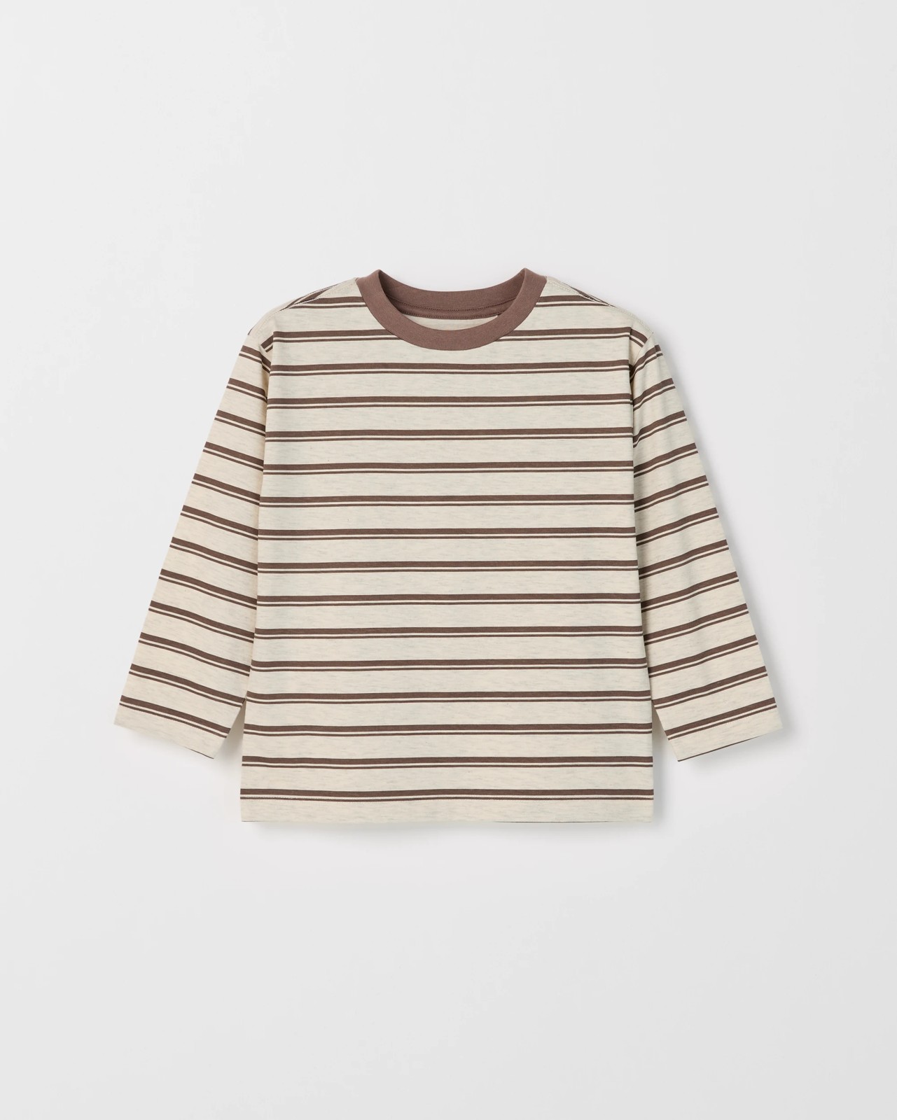 Australian Cotton 3 Pack Long Sleeve T-Shirts - Tan 2 of 5