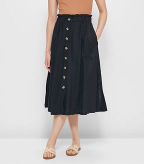 Midi Flare Slip Skirt - Preview