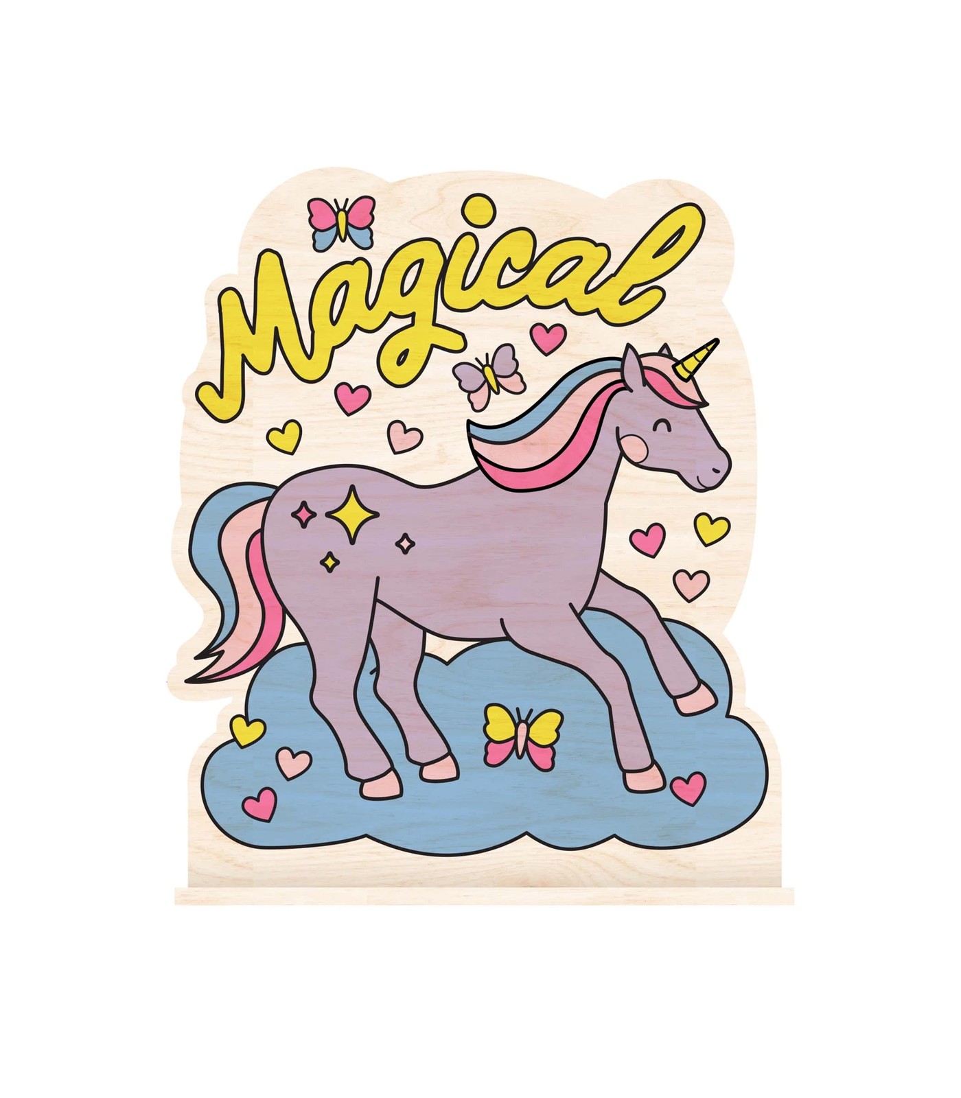 Paint Your Own Wooden Unicorns Assorted* Target Australia