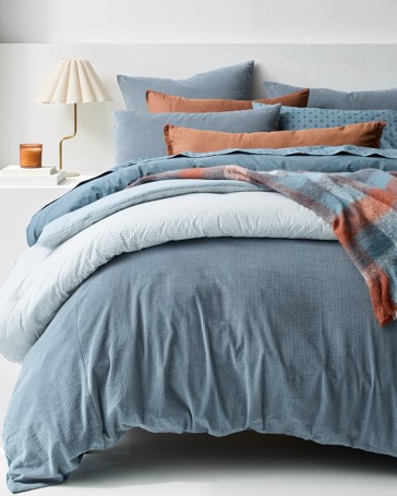 Zander Australian Cotton Corduroy Quilt Cover Set