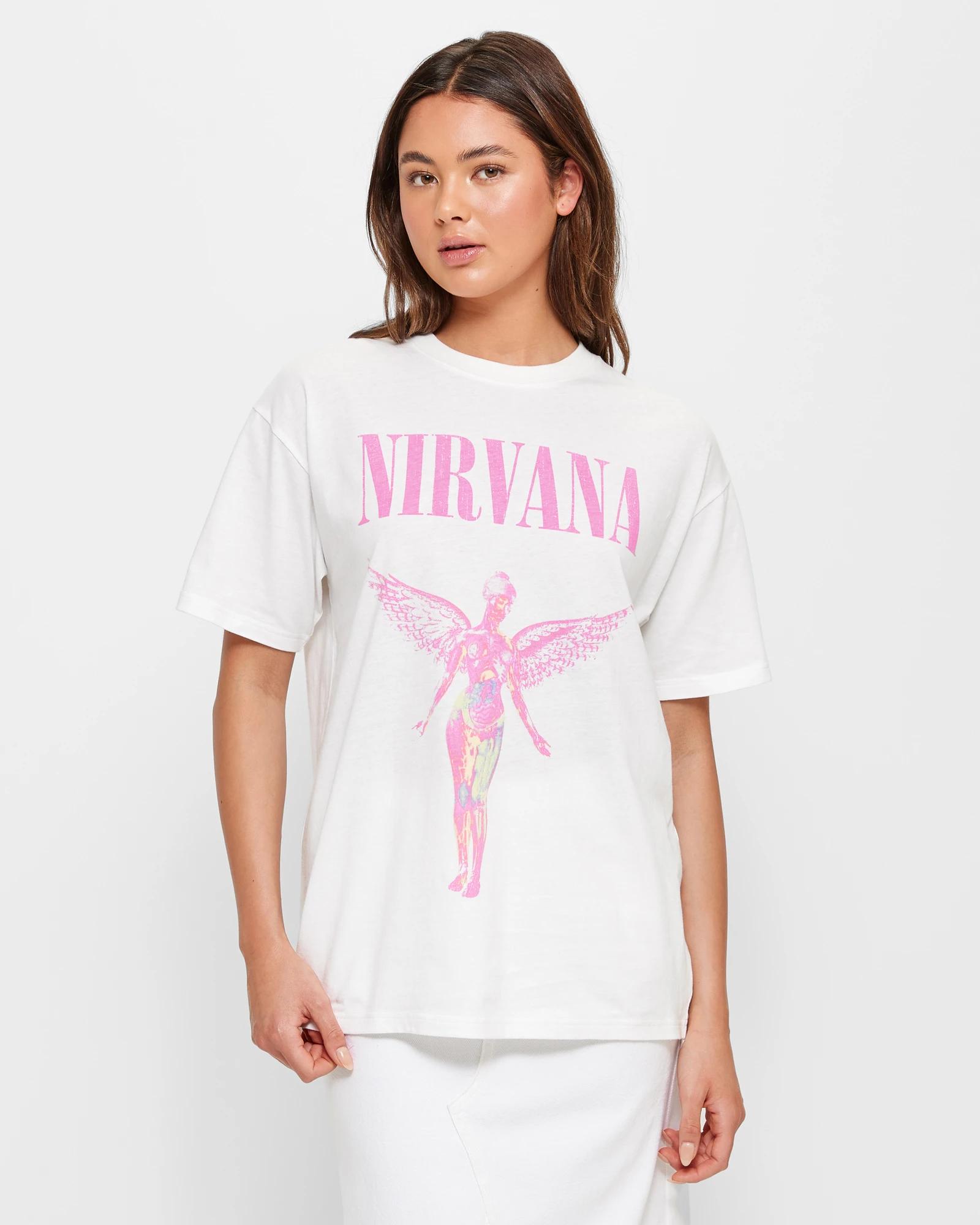 Nirvana t shirt target hotsell