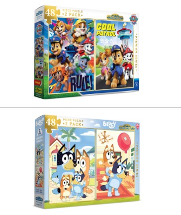 2 Pack Harlington Kids 48 Pieces Puzzle - Assorted
