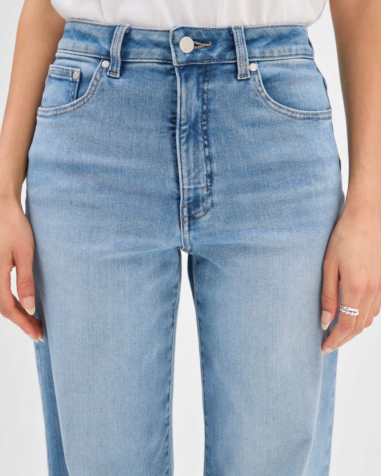 Shape Your Body Wide Leg Denim Jeans 3 of 5