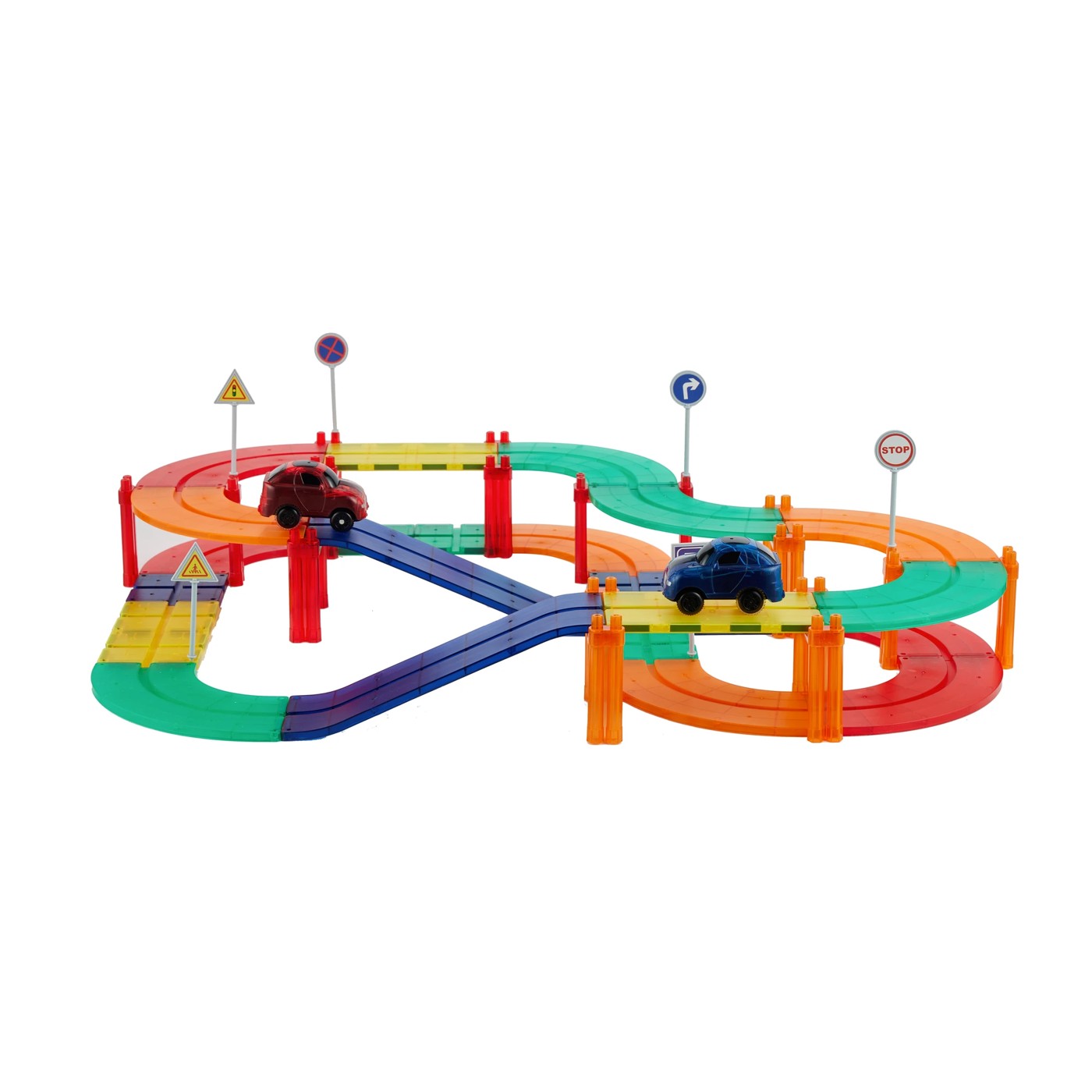 Magnetic Race Track Set, 72 Piece - Anko | Target Australia