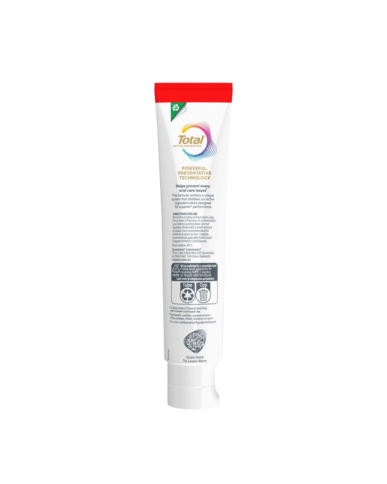 Original Antibacterial Fluoride Toothpaste - Colgate Total 6 of 6