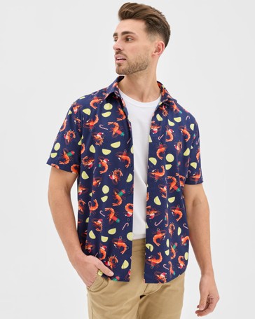 Christmas Shrimp All Over Print Shirt