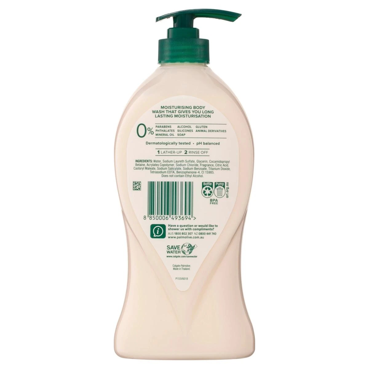 Palmolive Body Butter Moisturising Body Wash 750ml - Vanilla 2 of 6