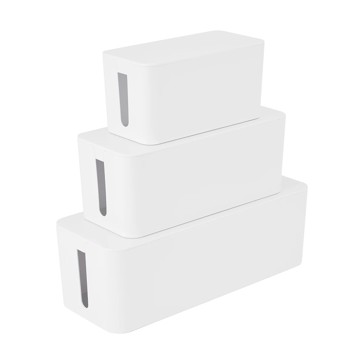 Cable Tidy Box, 3 Pack - Anko
