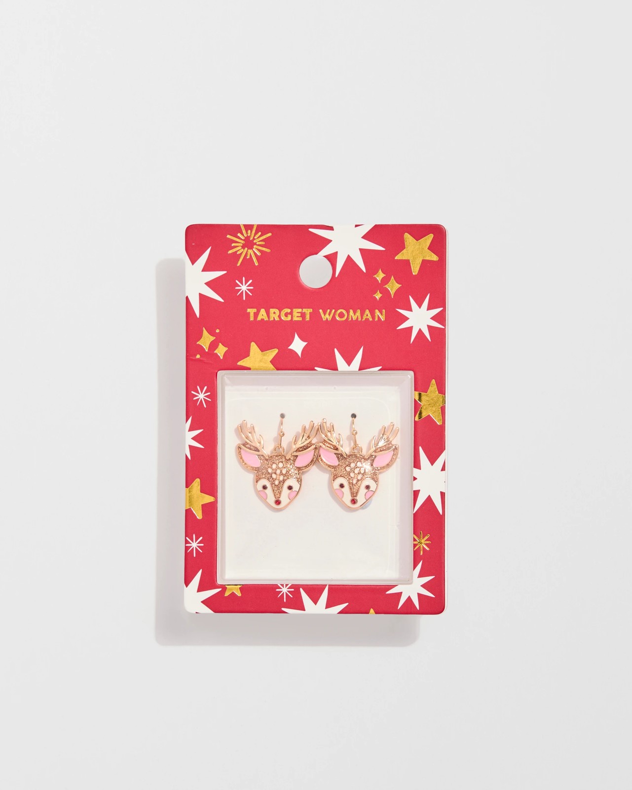 Christmas Reindeer Drop Earrings 3 of 3