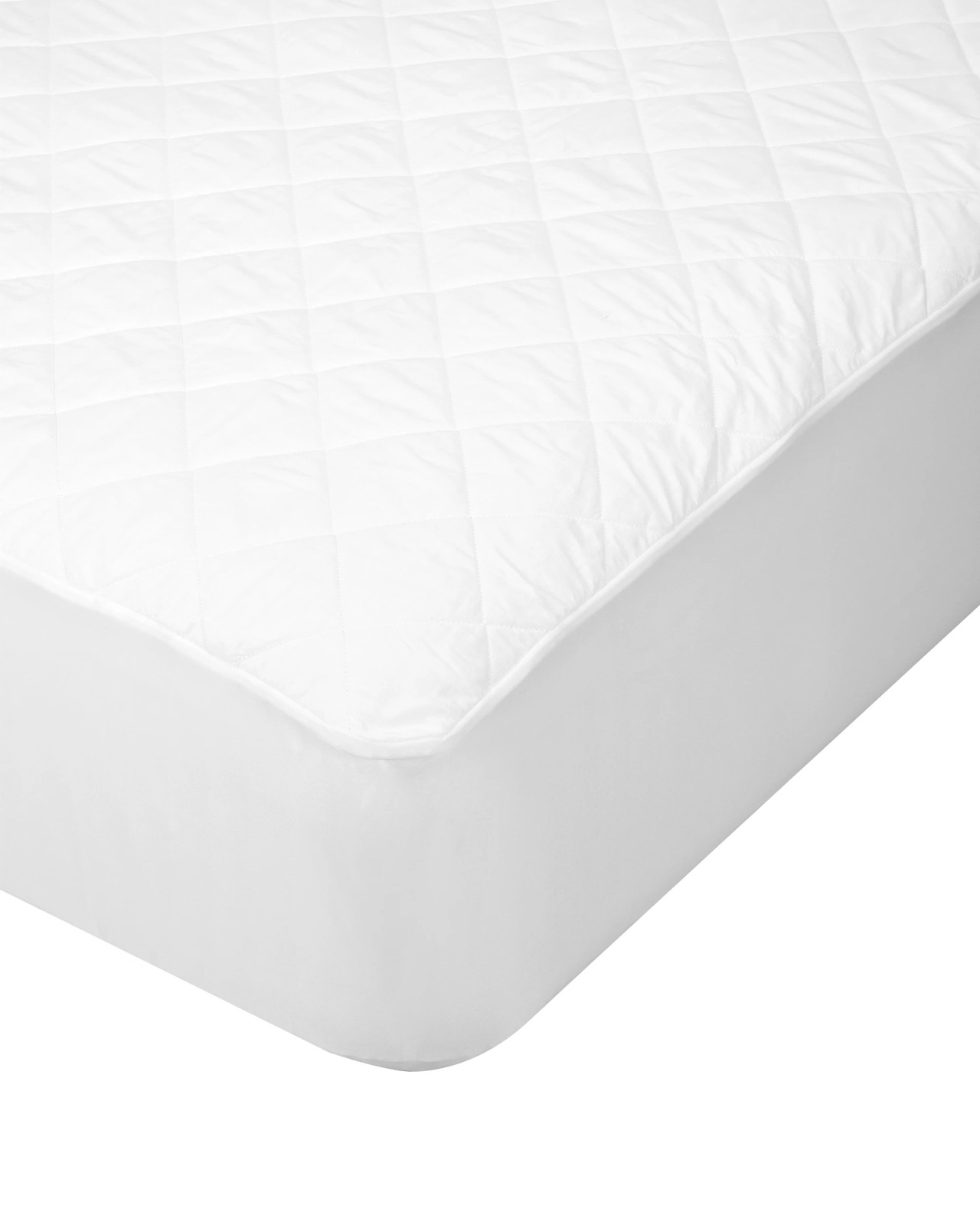 Anko Waterproof Quilted Mattress Protector, Queen Bed - White 4 of 4