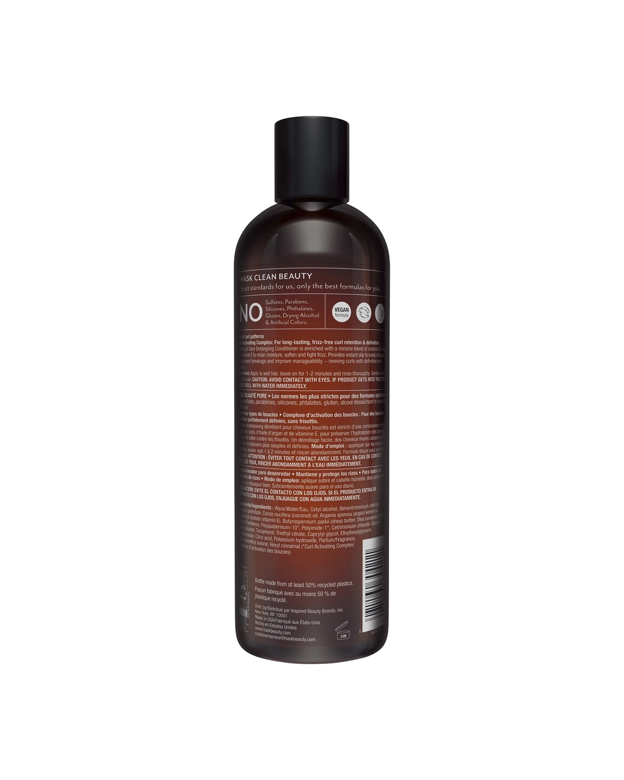 Hask Curl Care Detangling Conditioner, Coconut Oil Argan Oil Vitamin E and Curl Activating Complex - 355ml 5 of 6
