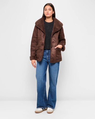 Shearling Jacket - Lily Loves