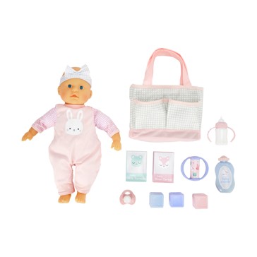 Doll with Accessories Set, 11 Piece - Anko
