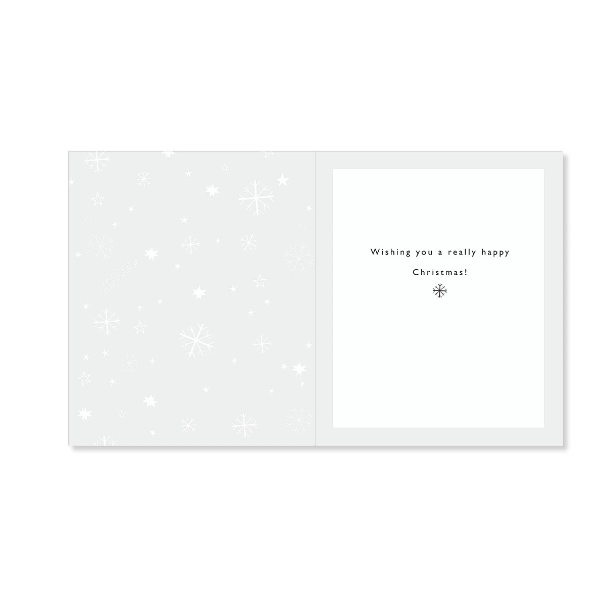 Hallmark Christmas Card - Navy Flake 2 of 3