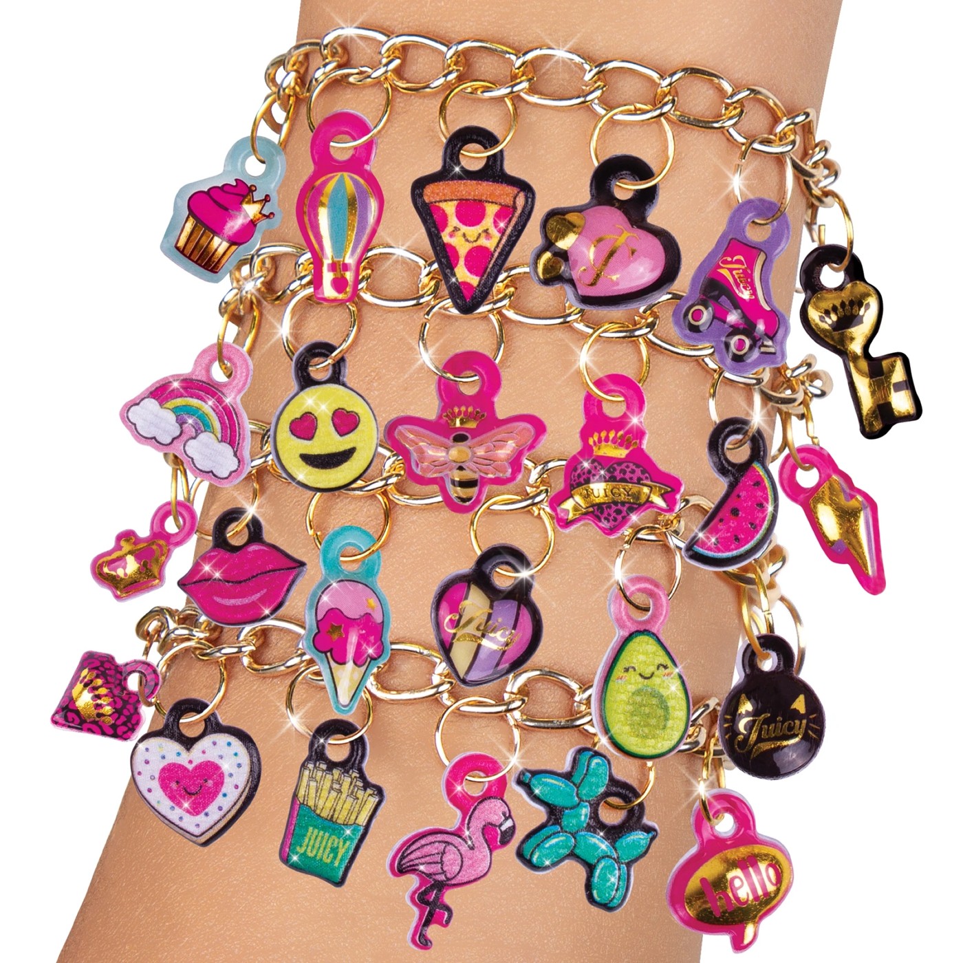 Juicy Couture, Toys, New Make It Real Juicy Couture Chains And Charms Diy  Charm Bracelet Making Kit