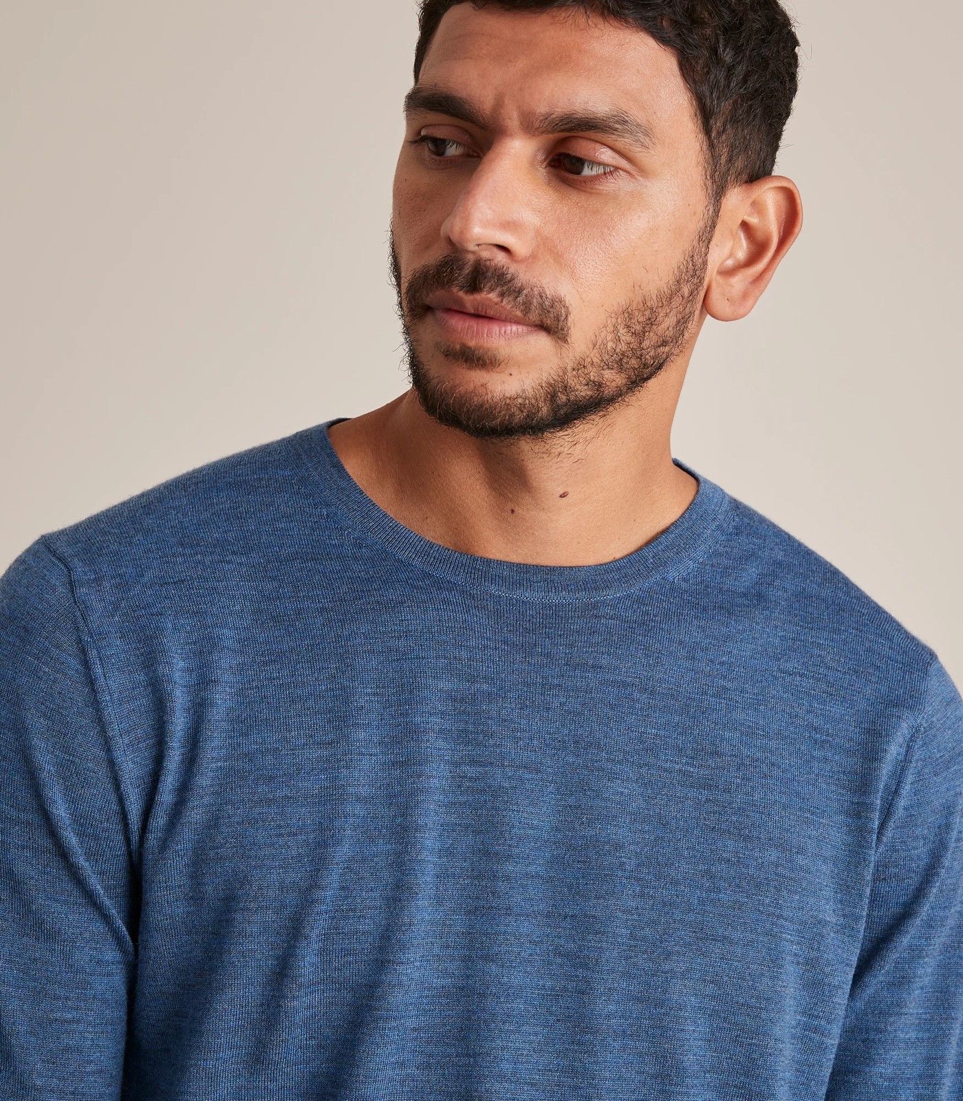 Preview Merino Wool Crew Neck Jumper 3 of 6