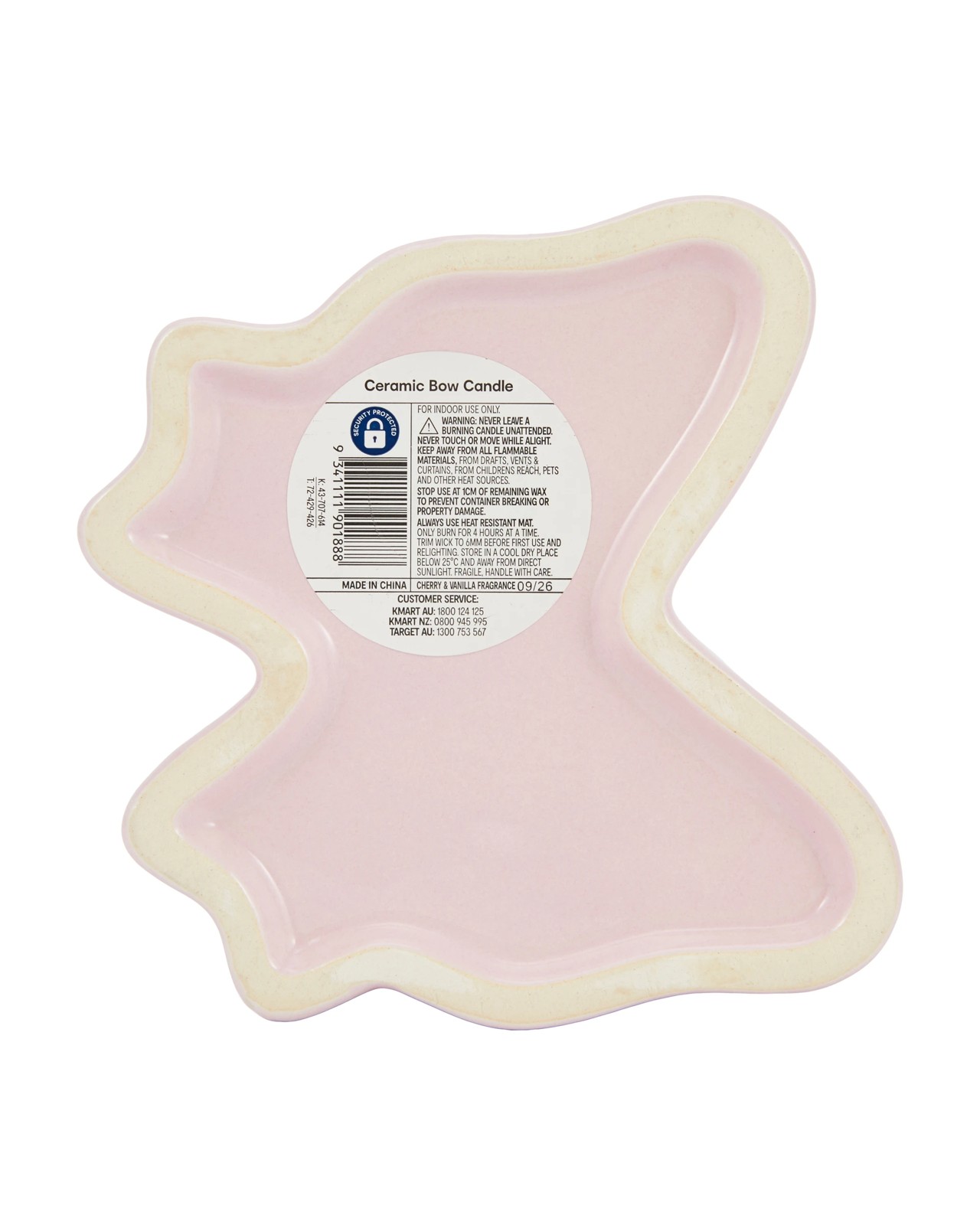 Anko Ceramic Bow Candle 5 of 5