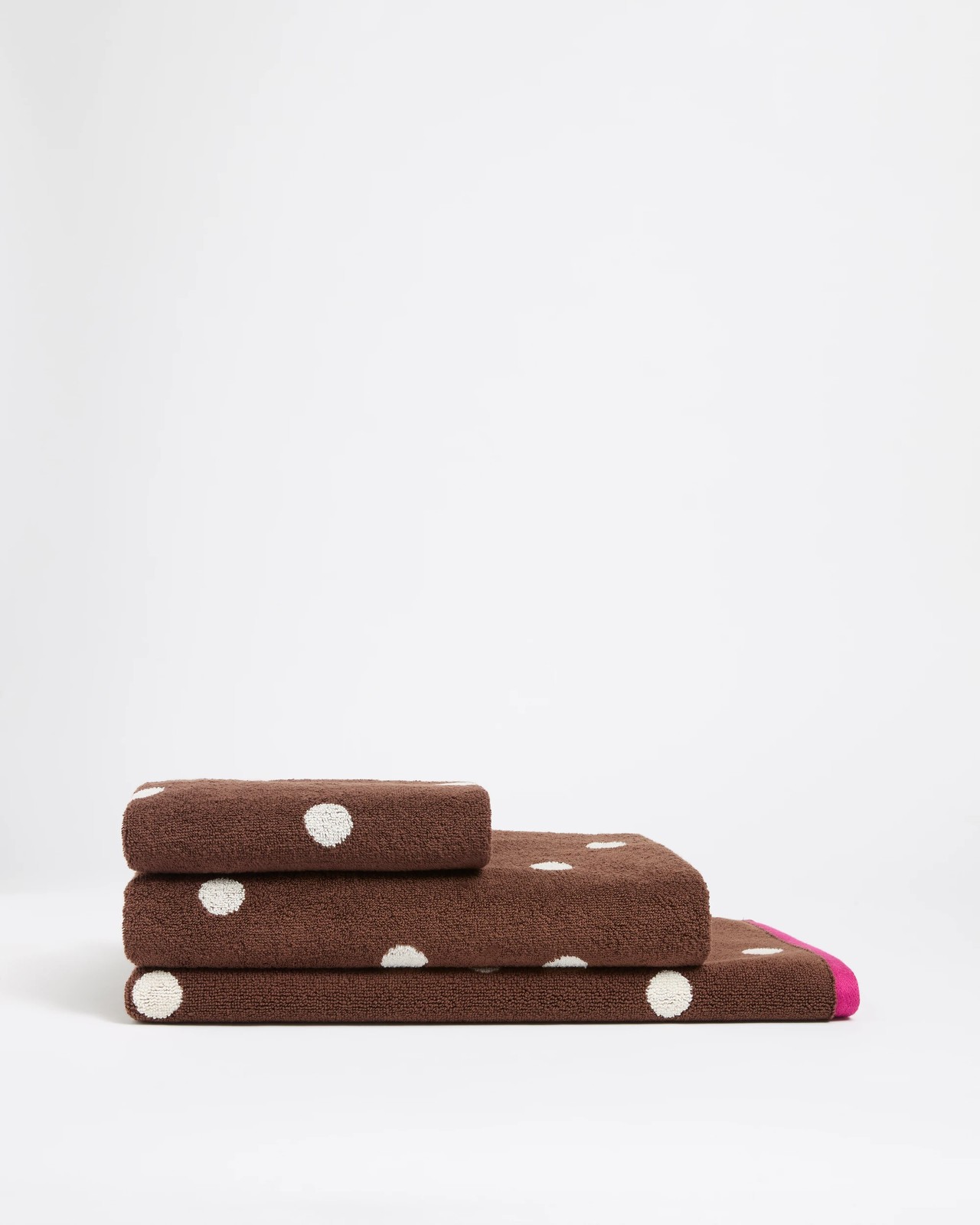 Senna Australian Cotton Polka Dot Bath Mat - Tiramisu 2 of 3