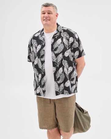 Plus Size Print Shirt