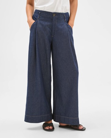 Denim Wide Leg Jeans