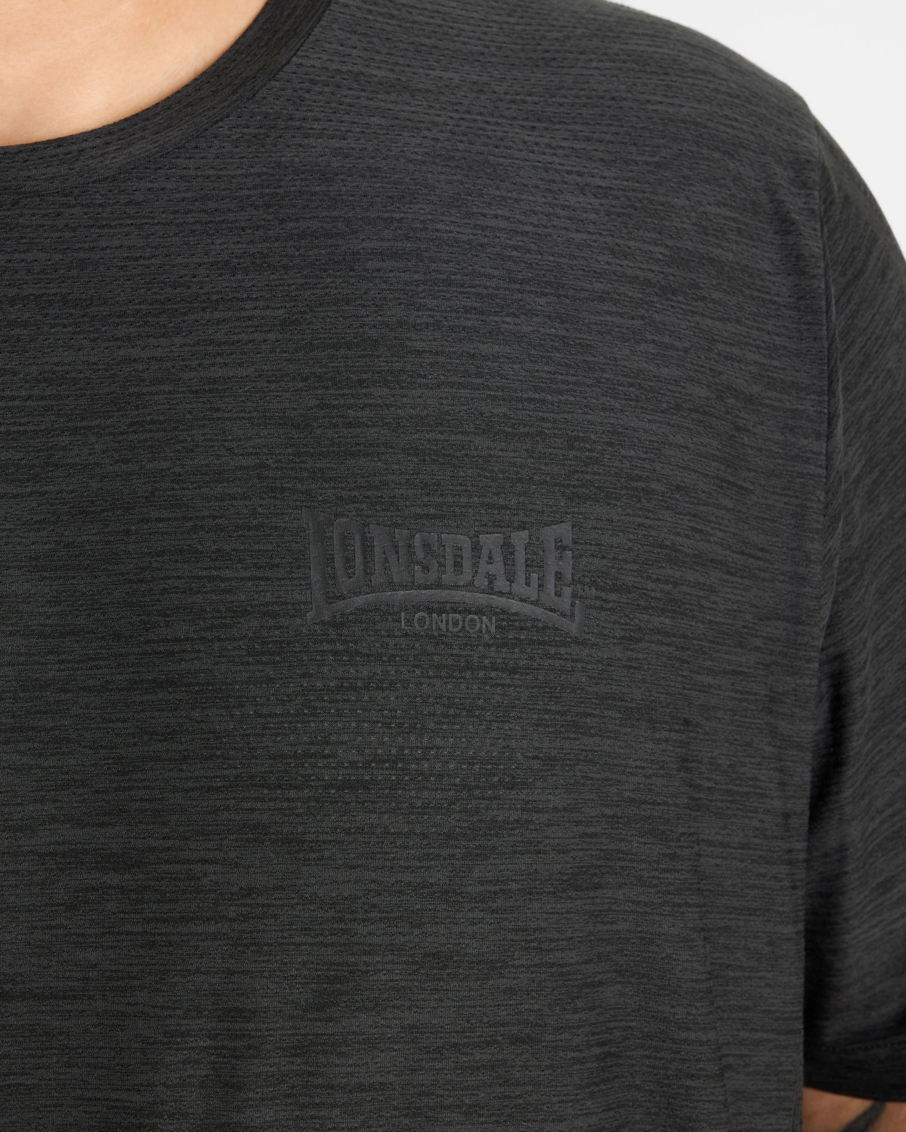 Lonsdale London Plus Size Active T-Shirt - Black 3 of 4