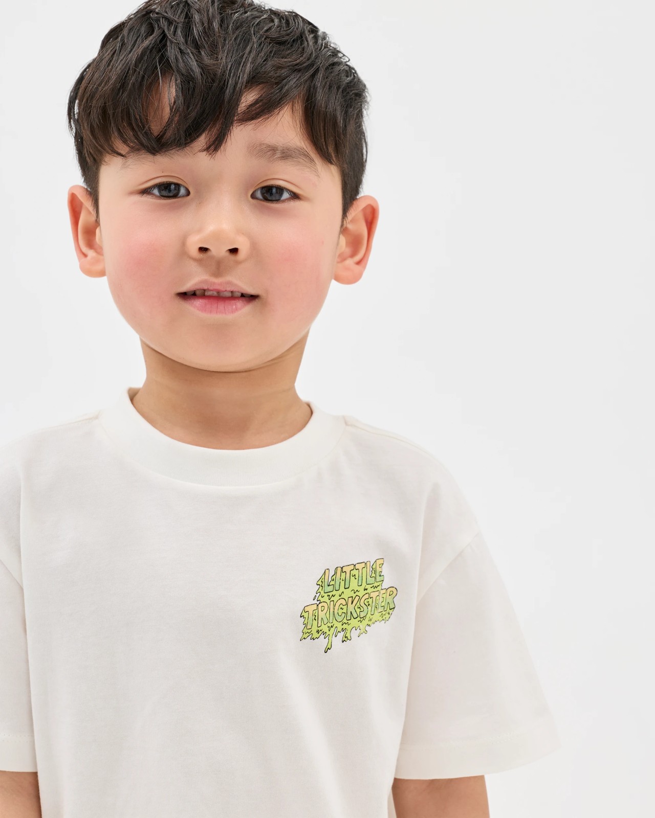 Australian Cotton Short Sleeve T-Shirt - Cream 3 of 5