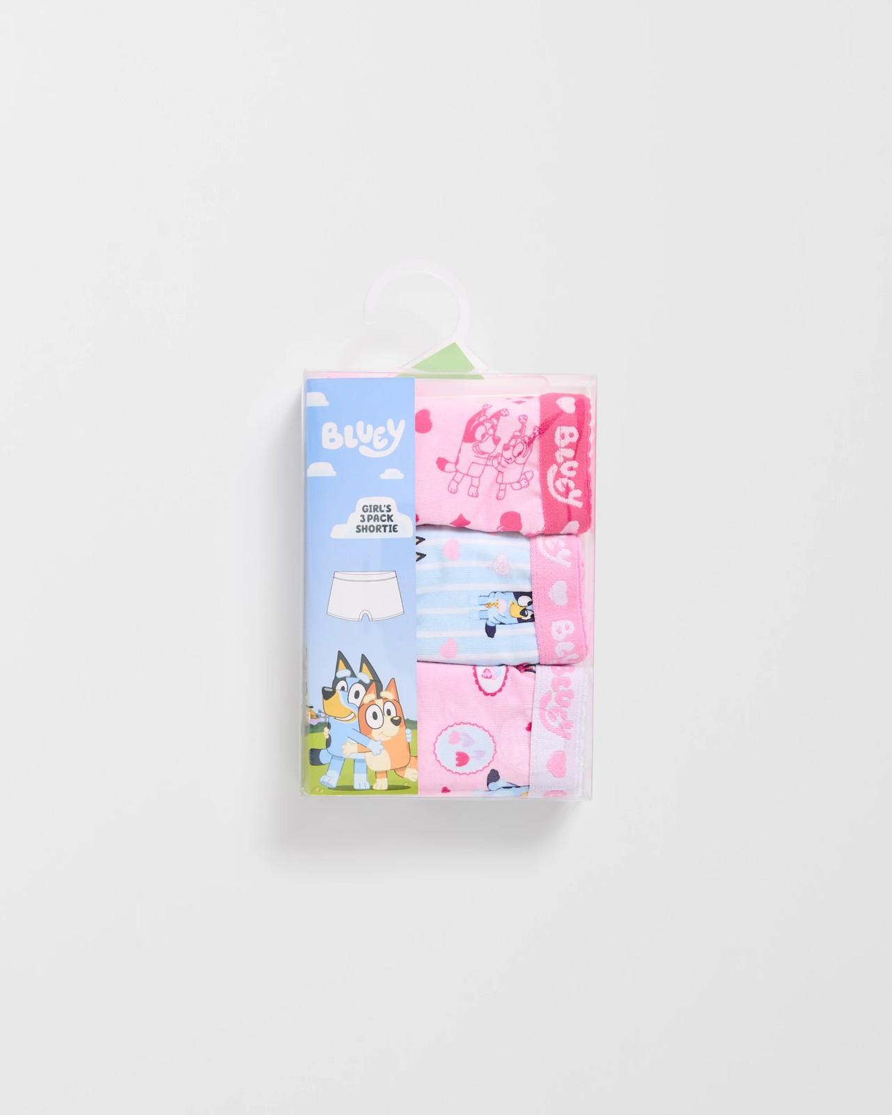 Bluey Australian Cotton 3 Pack Younger Girls Shorties 2 of 2