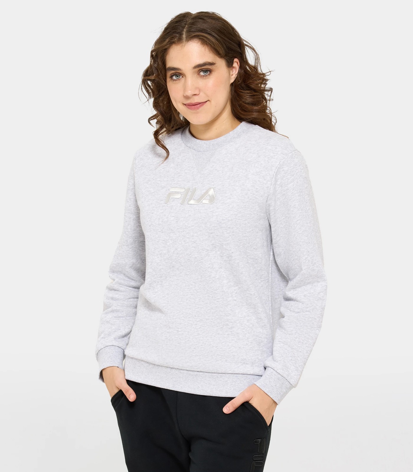 Fila women's grey sweatshirt on sale