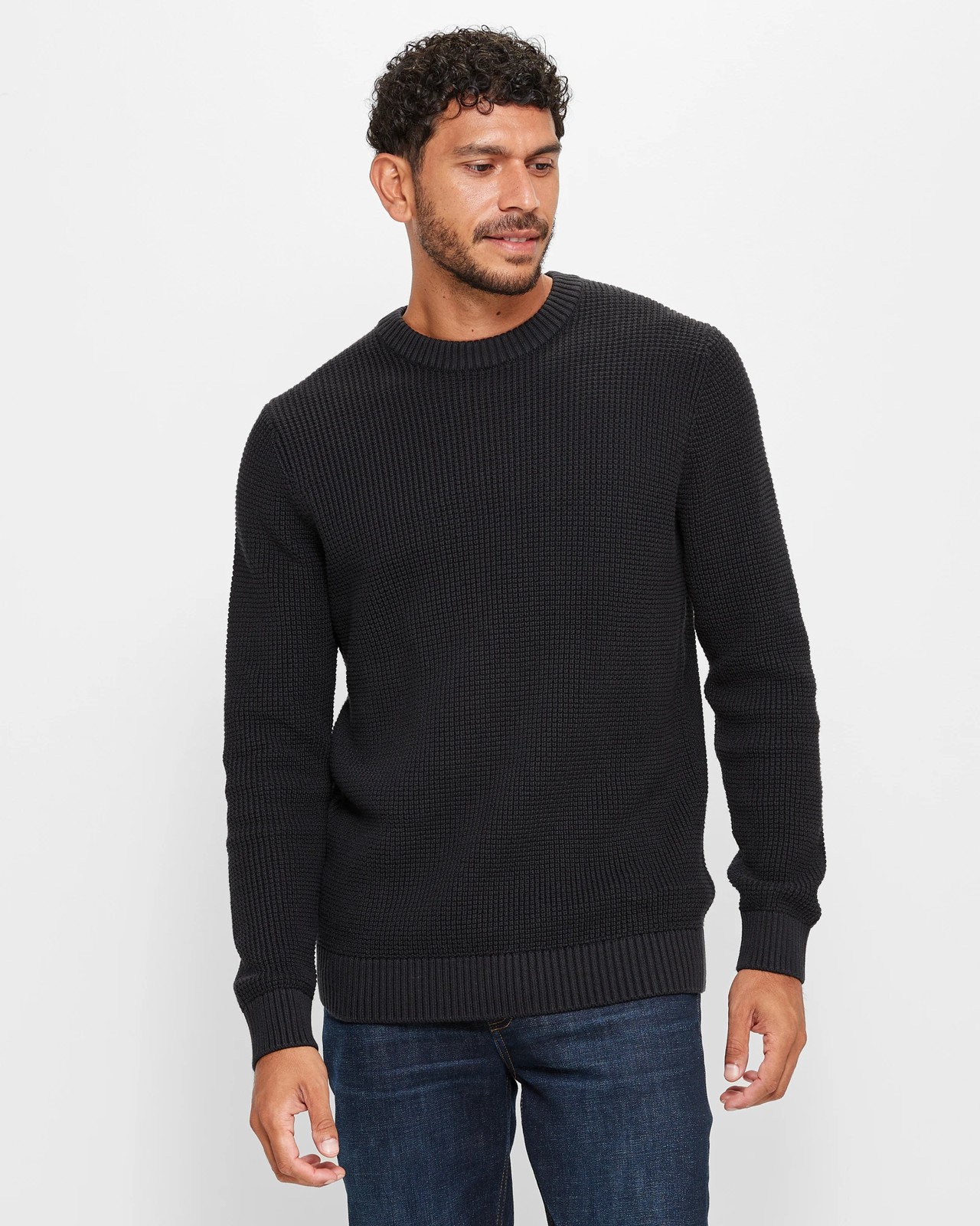 Australian Cotton Knit Top - Black | Target Australia