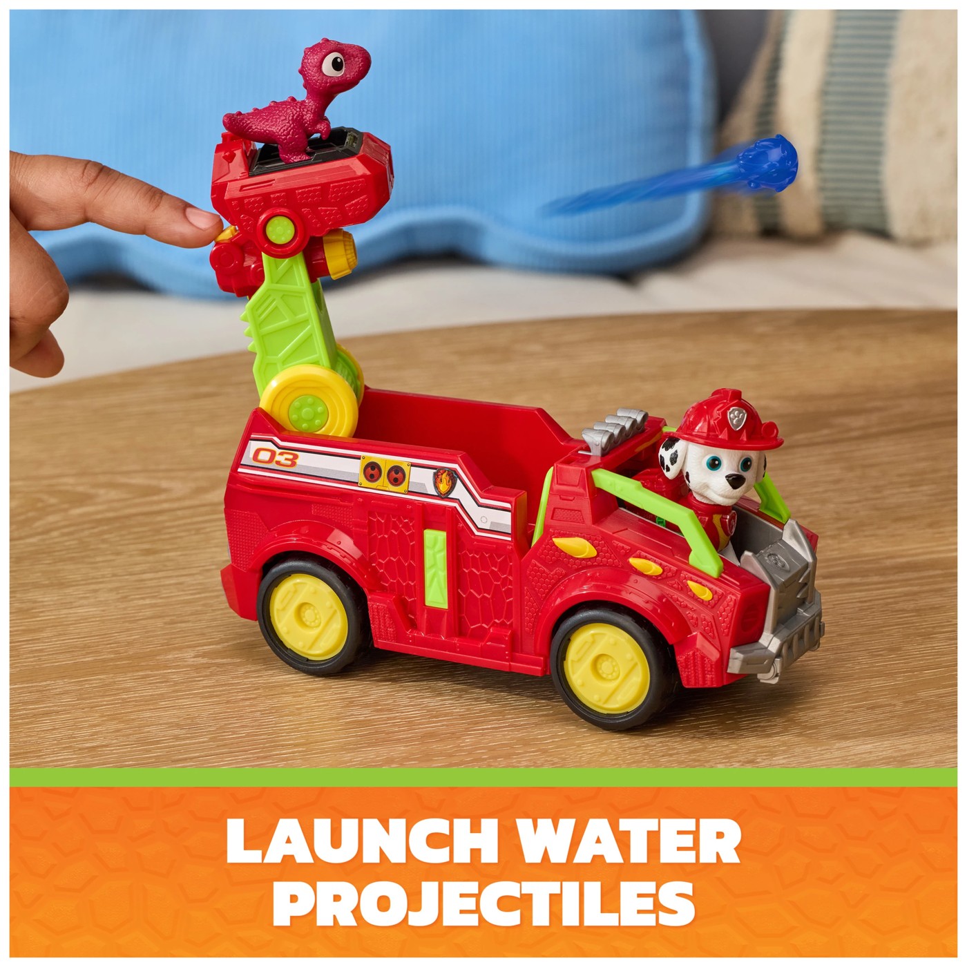Paw Patrol: The Dino Movie Marshall Themed Vehicle 4 of 5