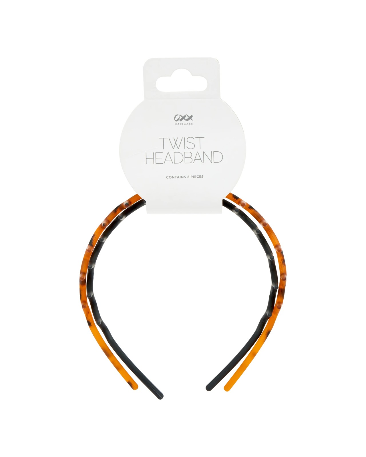 OXX Haircare 2 Pack Twist Headband - Black and Tort 4 of 4