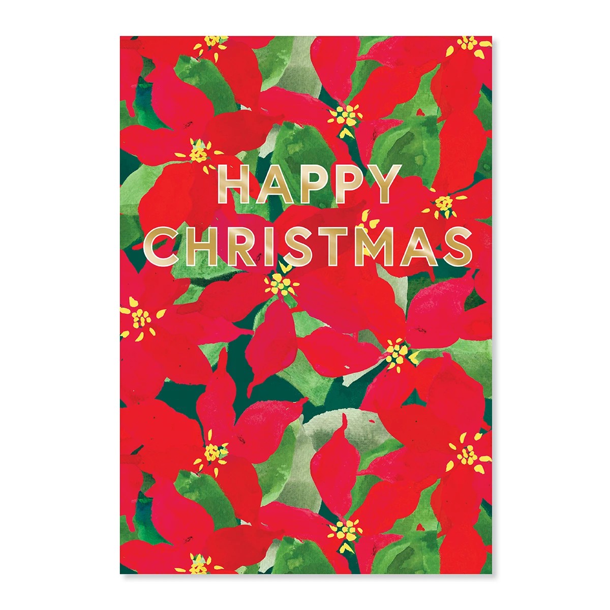 Hallmark Christmas Card - Green Flora 3 of 3