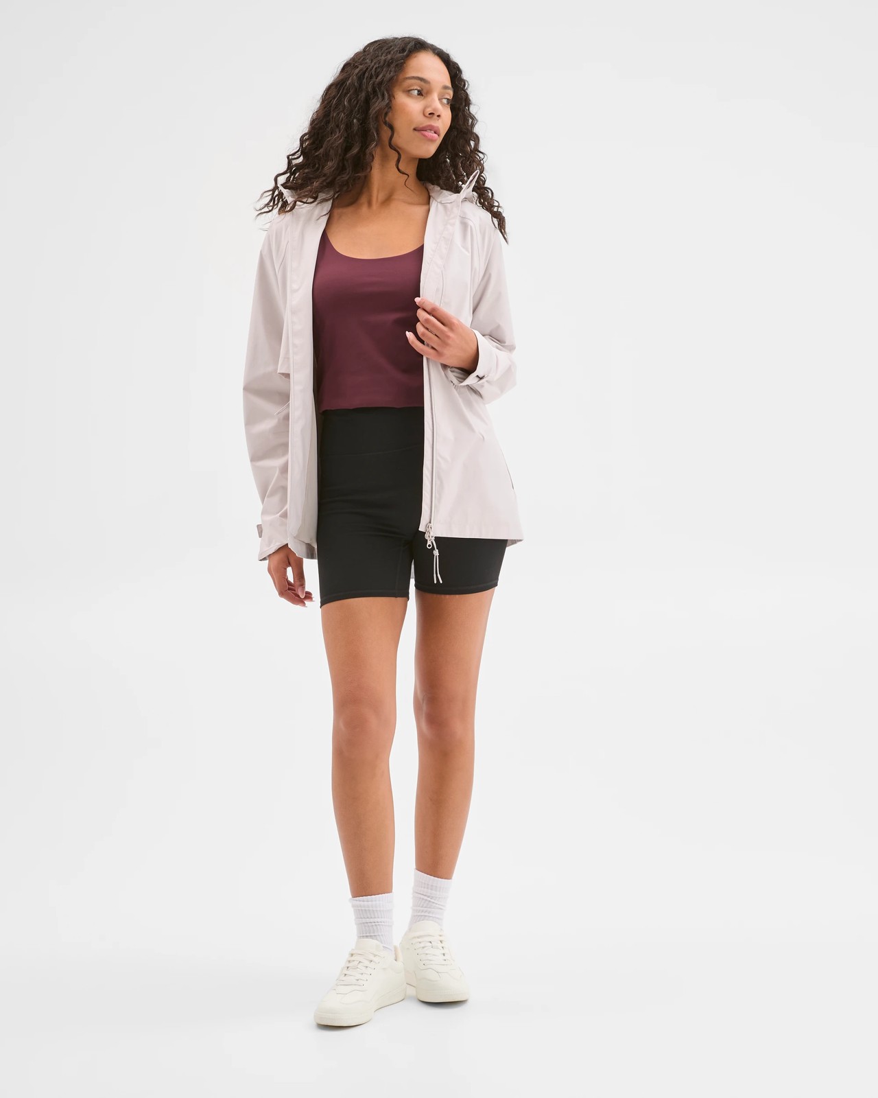 Waterproof Longline Jacket - Mist 2 of 6