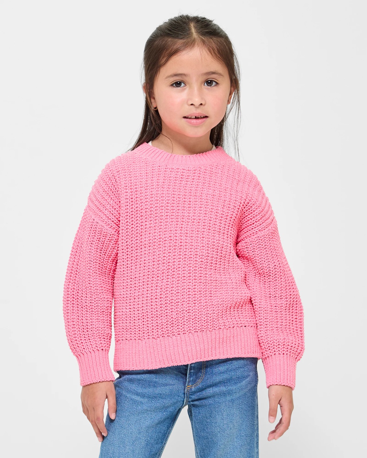 Chenille Rib Knit Jumper - Pink | Target Australia