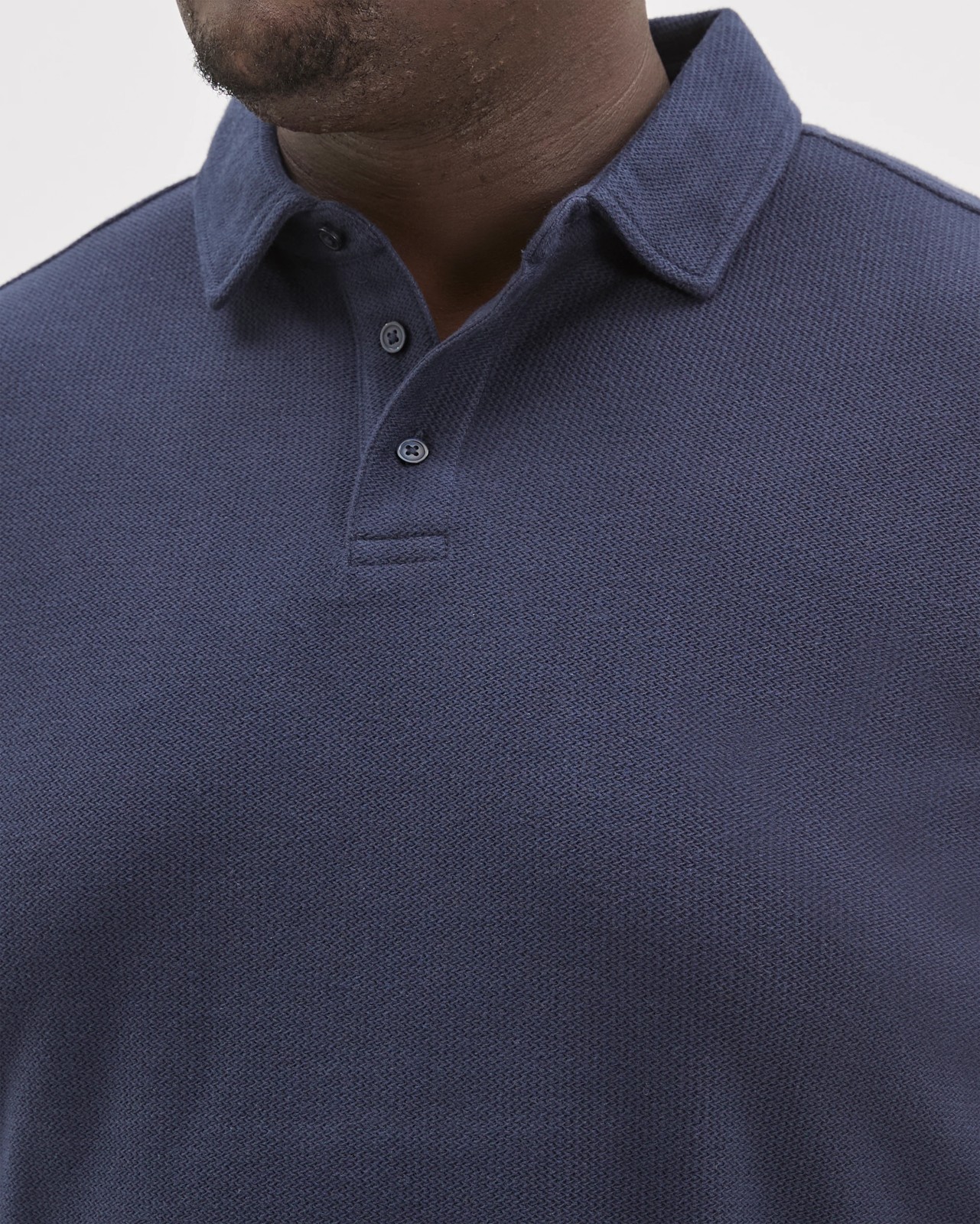 Plus Size Australian Cotton Textured Polo Top 4 of 5
