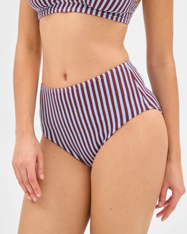 Resort Crinkle High Waisted Swim Bikini Bottoms