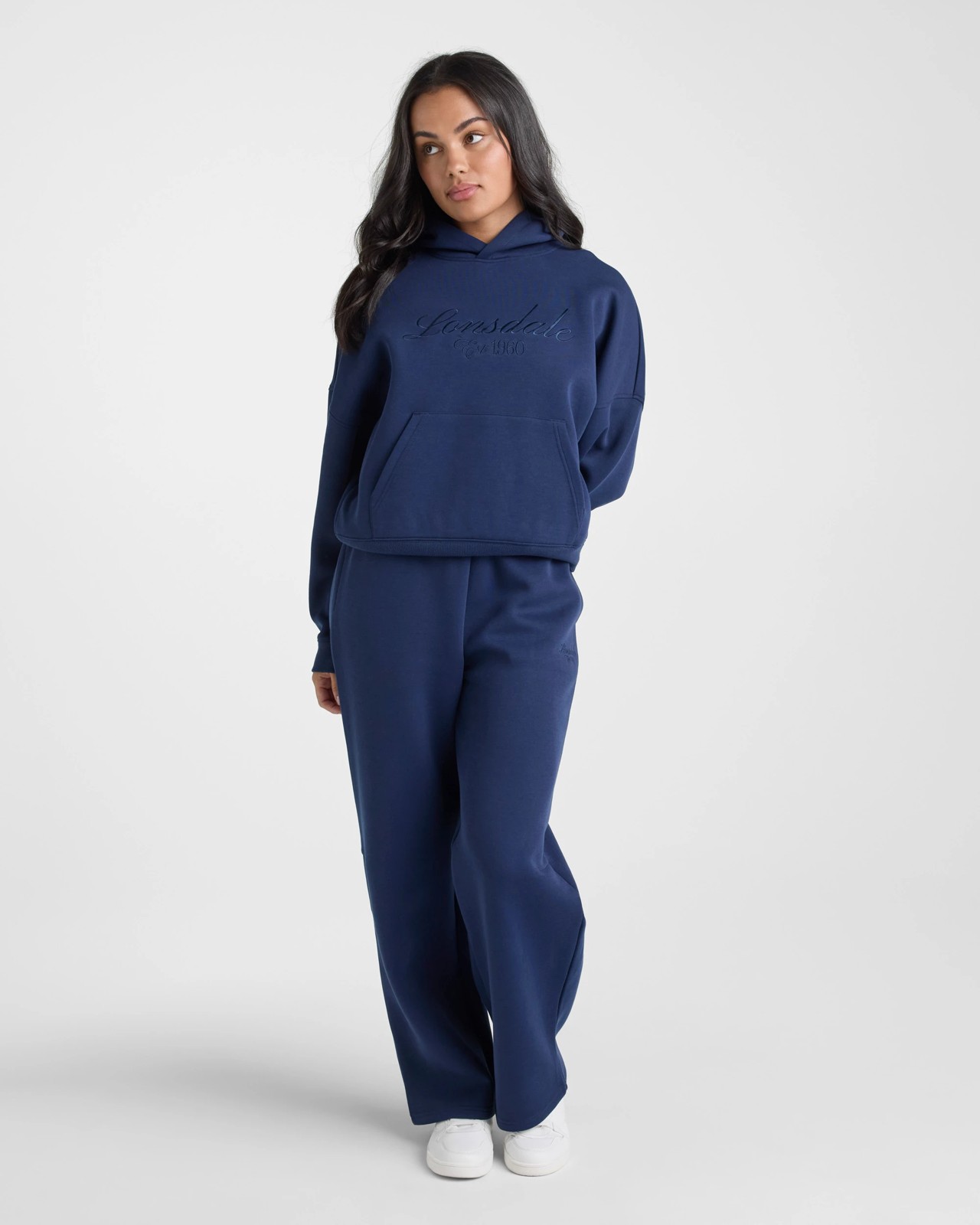 Lonsdale London Clean Barrel Leg Pants - Navy 5 of 5