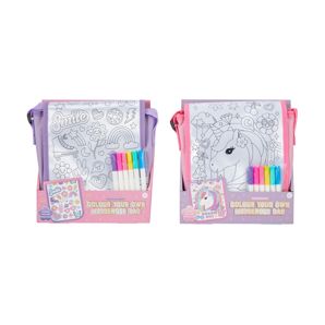 Colour Your Own Messenger Bag Colouring Set, Assorted - Anko