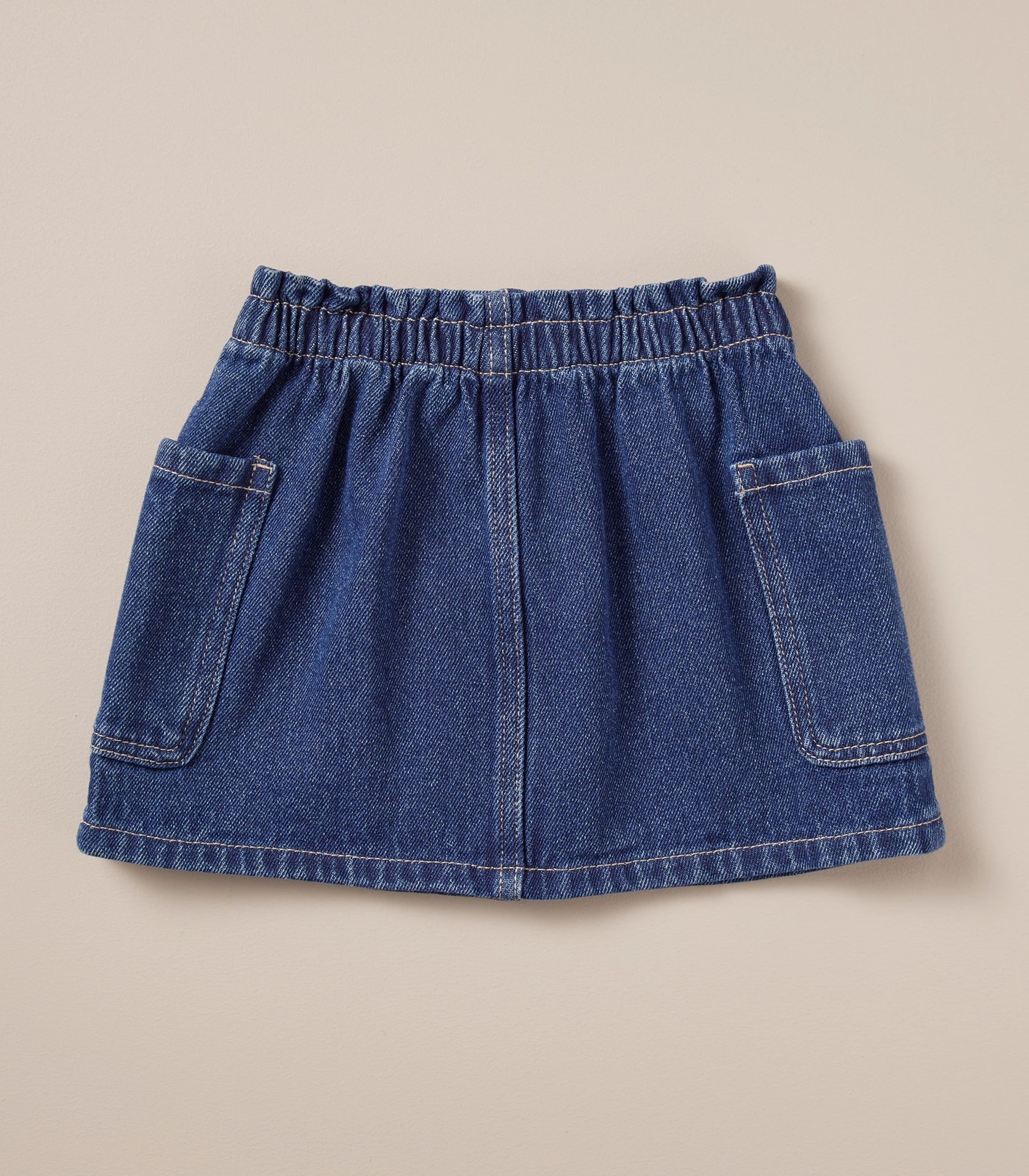 Denim Paperbag Waist Pull On Skirt | Target Australia