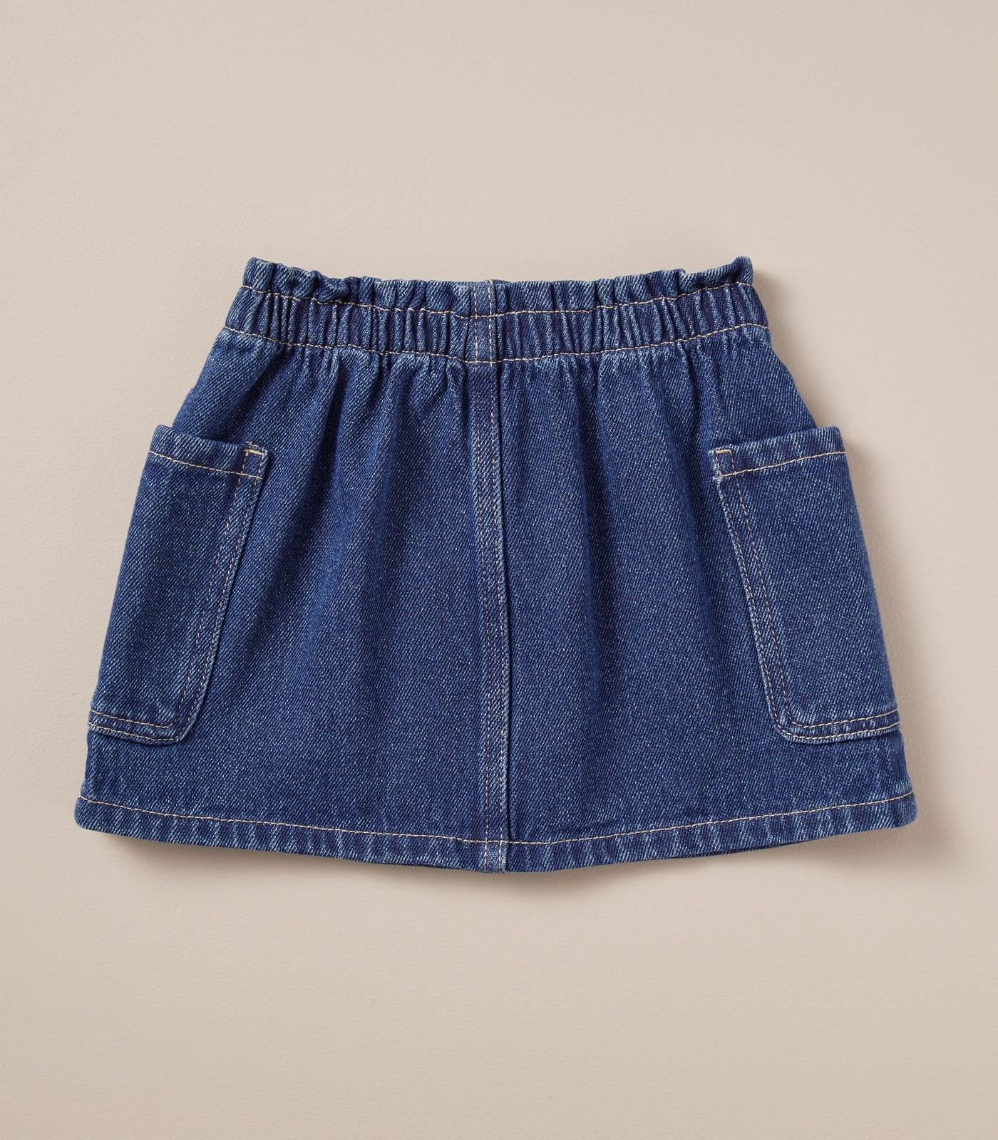 Denim Paperbag Waist Pull On Skirt | Target Australia