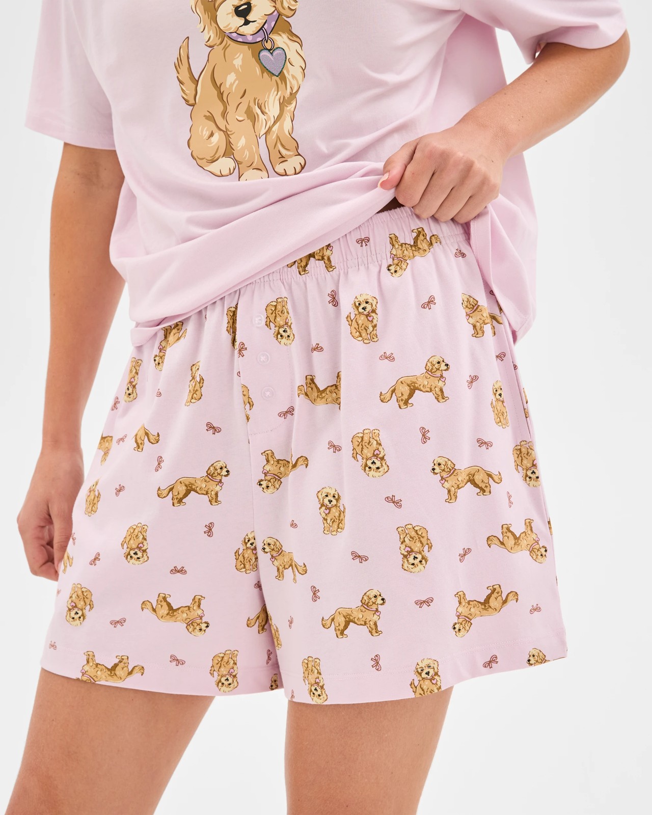 Australian Cotton Jersey Boxer Sleep Shorts 4 of 6