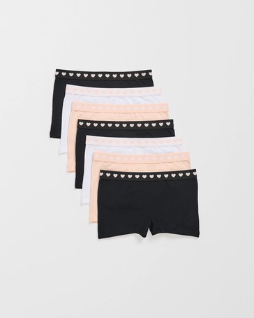 Maxx Cotton 7 Pack Older Girls Shorties