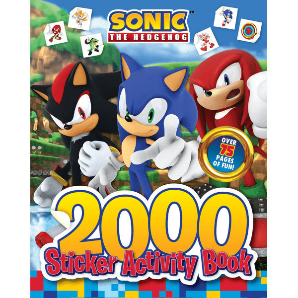 Sonic The Hedgehog 2000 Sticker Activity Book